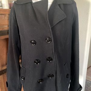 Black pea coat